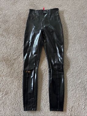 SPANX Faux Patent Leather Leggings - NWOT - XS